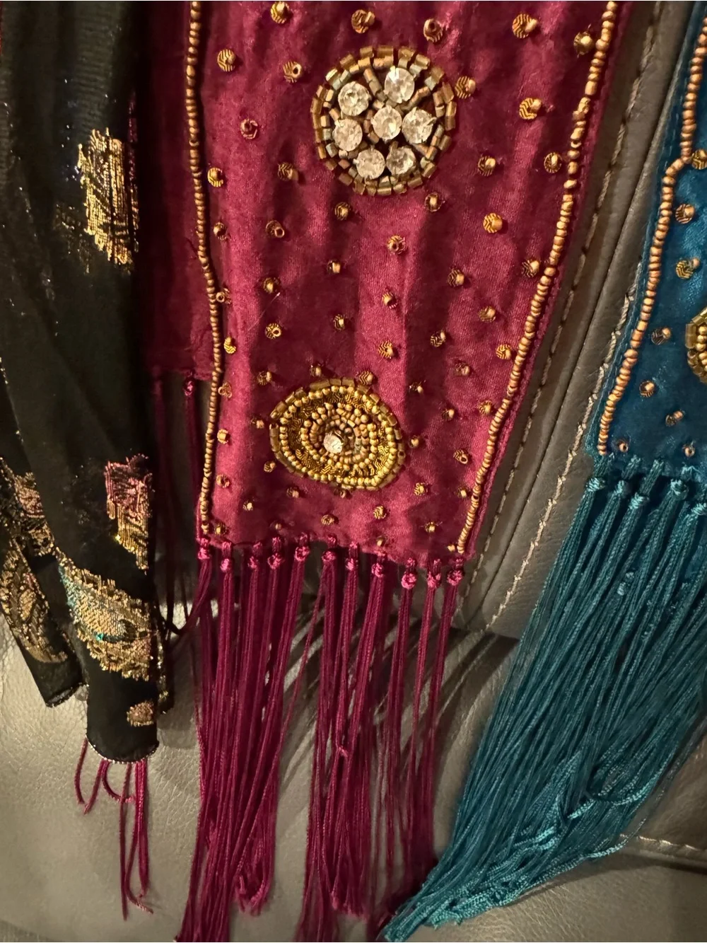 Set of 4 Vintage scarves/belts